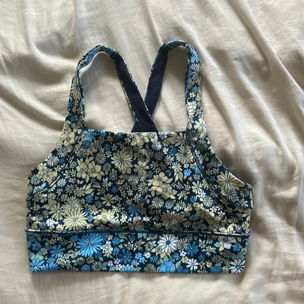 Free people floral sports bra